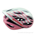 pink LED light bike helmet factory for OEM